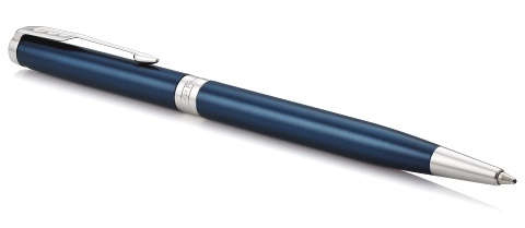  Шариковая ручка Parker Sonnet Slim Core K439, Subtle Blue Lacquer CT
