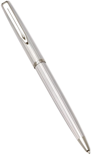 Шариковая ручка Aurora Vintage, продольное гильоше, Silver ST