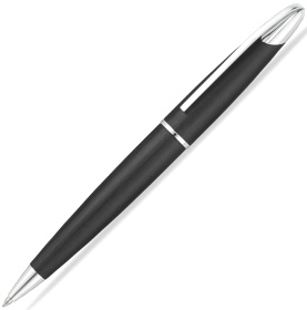 Шариковая ручка Colibri Equinox, Matt Black / Polished Chrome Twist