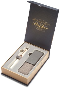 :  5   +  Parker 5th Ingenuity Slim F501, Pearl Lacquer PGT
