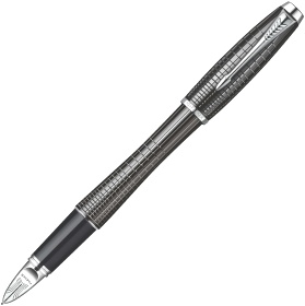  5   Parker Urban Premium F504, Ebony Metal Chiselled