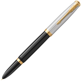   Parker 51 Premium, Black / Silver GT ( F)