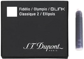 Картридж с черными чернилами для перьевой ручки S.T.Dupont