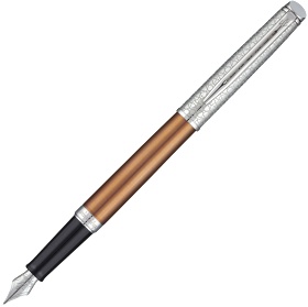   Waterman Hemisphere Deluxe Privee, Satine Bronze CT ( F)