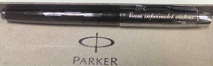 Образец гравировки ручка Parker