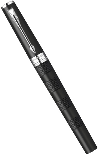  Набор: ручка 5й пишущий узел + чехол Parker Ingenuity Large F501, Black Rubber CT
