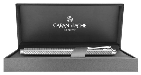 Шариковая ручка Caran d`Ache Ecridor Cubrik, Silver