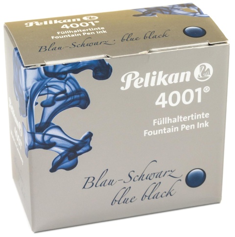  Флакон с чернилами для перьевой ручки Pelikan INK 4001, Blue-Black