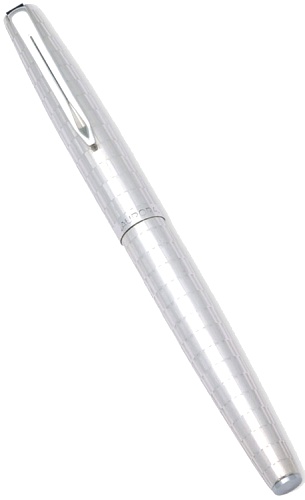Перьевая ручка Aurora Vintage, квадратное гильоше, Silver ST