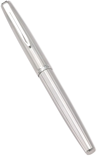 Перьевая ручка Aurora Vintage, продольное гильоше, Silver ST