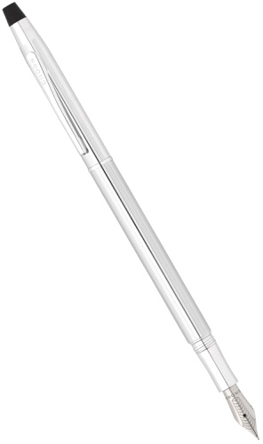 Перьевая ручка Cross Century Classic, Pure Chrome (Перо F)