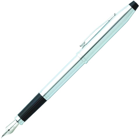 Перьевая ручка Cross Century II, Lustrous Chrome (Перо F)