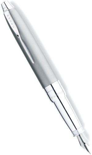 Перьевая ручка Cross Compact, Satin Chrome