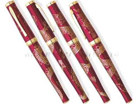 Перьевая ручка Cross Sauvage Special Edition Dragon Year 2012,  Red GT