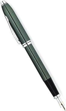 Перьевая ручка Cross Townsend, Emerald Lacquer
