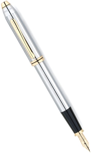 Перьевая ручка Cross Townsend Medalist, Chrome GT (Перо M)