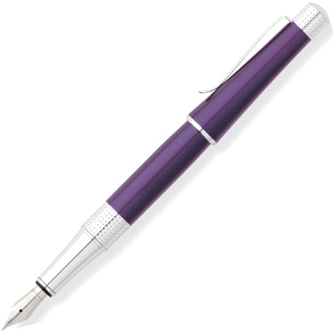 Ручка перьевая Cross Beverly, Deep Purple Lacquer (Перо M)