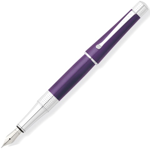Ручка перьевая Cross Beverly, Deep Purple Lacquer (Перо M)