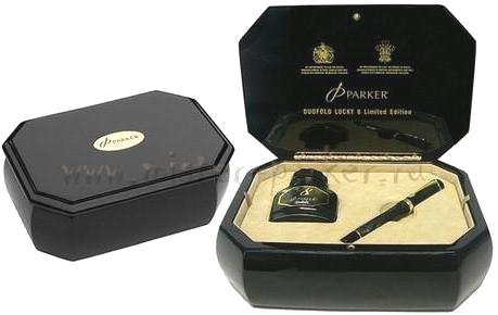 Перьевая ручка Parker Duofold Lucky 8 F305, Centennial
