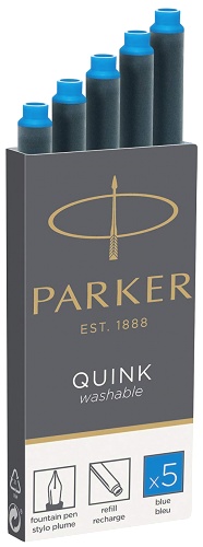        ( Washable Blue)    Parker, Cartridge Quink Z11 Parker, 