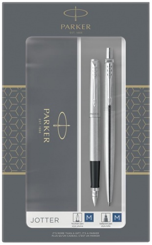   :  +   Parker Jotter Core FK61, Stainless Steel CT ( M)
