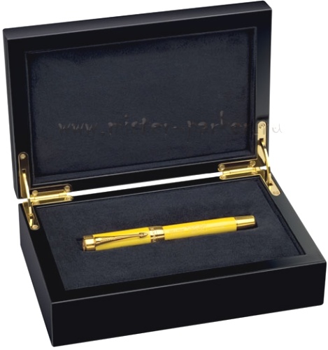Перьевая ручка Parker Duofold Centennial Mandarin F100 125th Anniversary LE 2012, Yellow