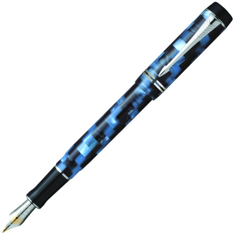     Parker Duofold Check Marine F107, Blue PT ( F)