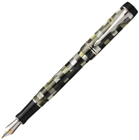     Parker Duofold Check Olive F108, Green PT ( M)