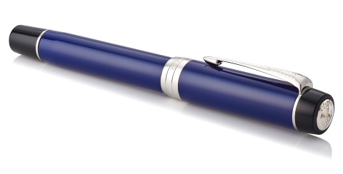     Parker Duofold Classic Centennial F77, Blue and Black CT ( F)