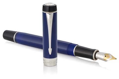     Parker Duofold Classic International F74, Blue and Black CT ( F)