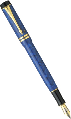 Перьевая ручка Parker Duofold F74, Lapis Lazuli Blue