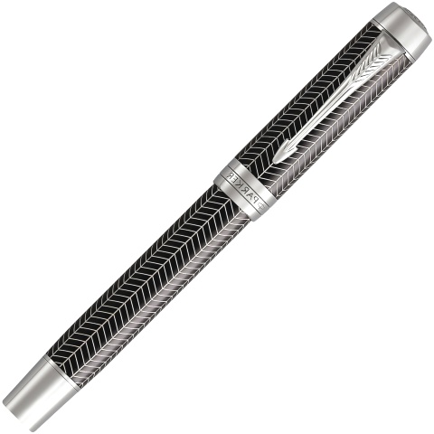     Parker Duofold Prestige Centennial F307, Black Chevron T ( F)