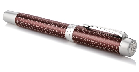     Parker Duofold Prestige Centennial F307, Burgundy Chevron CT ( F)