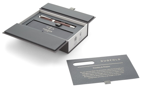     Parker Duofold Prestige Centennial F307, Burgundy Chevron CT ( F)