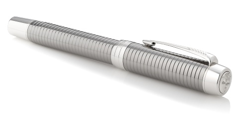     Parker Duofold Prestige Centennial F308, Ruthenium Chiselled CT ( F)