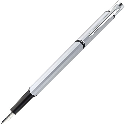 Перьевая ручка Parker Facet F180, Matt Chrome CT (Перо F)