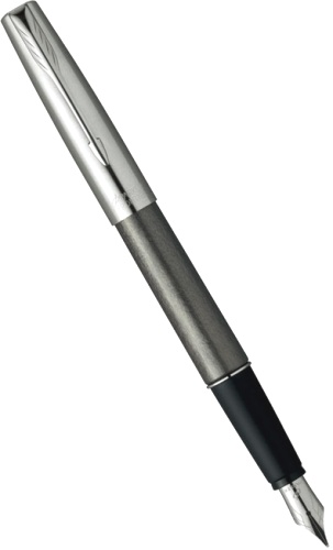 Перьевая ручка Parker Frontier F191, Luna Grey