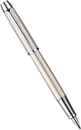 Перьевая ручка Parker I.M. Metal F221, Brushed Metal CT