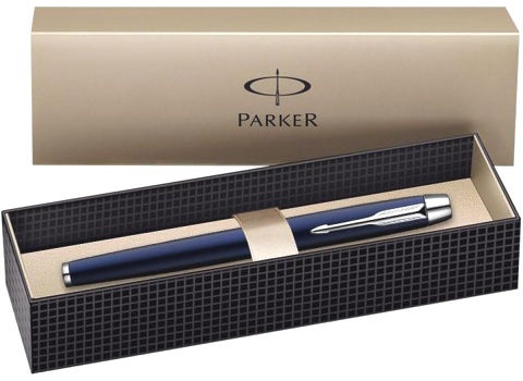 Перьевая ручка Parker I.M. Metal F221, Deep Blue CT (Перо F)