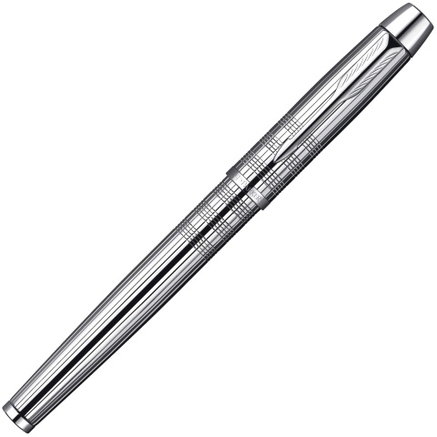 Перьевая ручка Parker IM Premium F222, Shiny Chrome (перо F)
