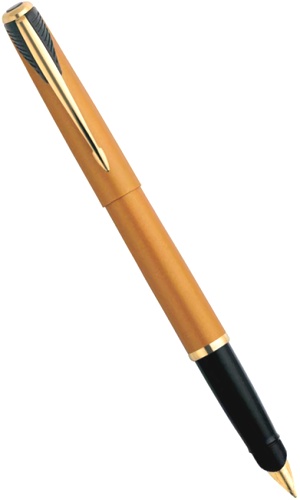Перьевая ручка Parker Inflection F97, Sun Yellow (Перо F)