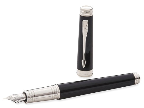 Перьевая ручка Parker Premier F560, Lacque Black ST (Перо F)