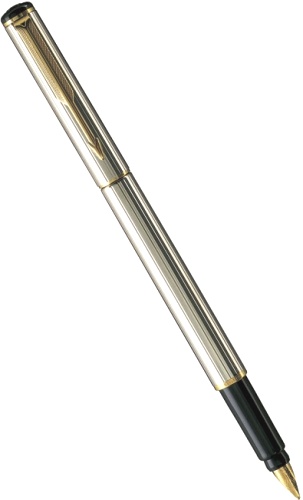 Перьевая ручка Parker Rialto F91, Silver Plated