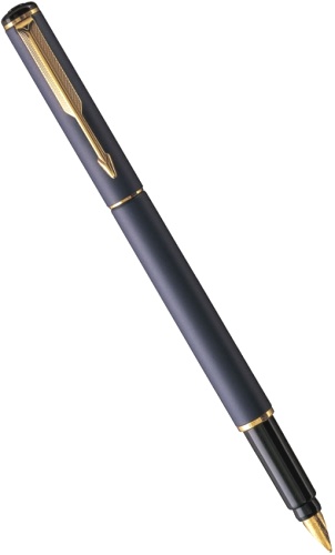 Перьевая ручка Parker Rialto F95, Matte Navy