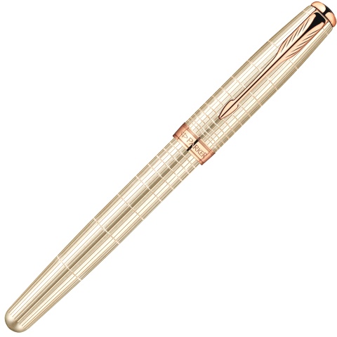 Перьевая ручка Parker Sonnet`13 Feminine F535, Sterling Silver PGT (Перо F)