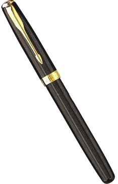 Перьевая ручка Parker Sonnet Chiselled F550, Chocolate GT (перо F)