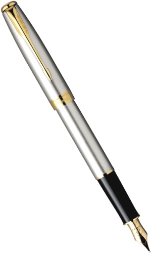 Перьевая ручка Parker Sonnet F127, St. Steel GT