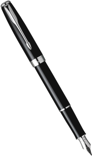 Перьевая ручка Parker Sonnet F130, Black ST