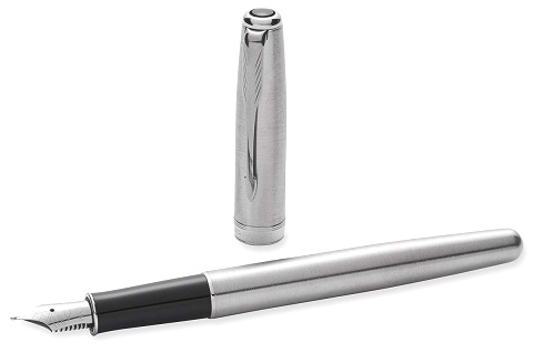 Перьевая ручка Parker Sonnet F526, St. Steel СT (Перо F)