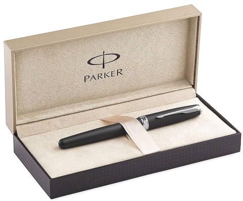 Перьевая ручка Parker Sonnet F529, MattBlack СT (Перо F)